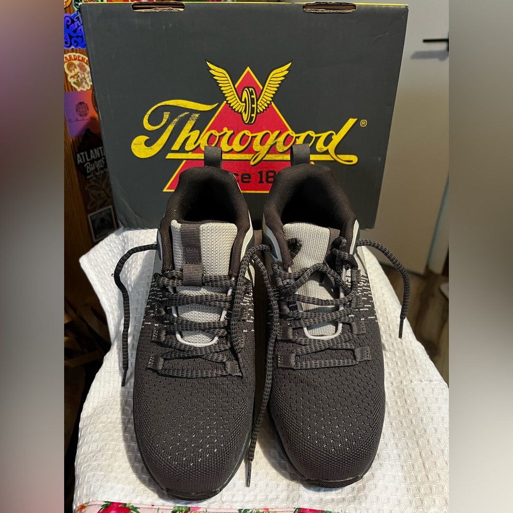 Thorogood Black Men's Shoes Wide